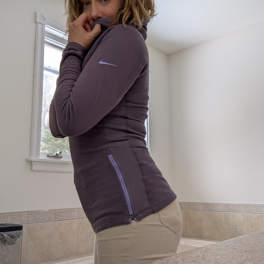 Nike Purple Fleece Jacket
